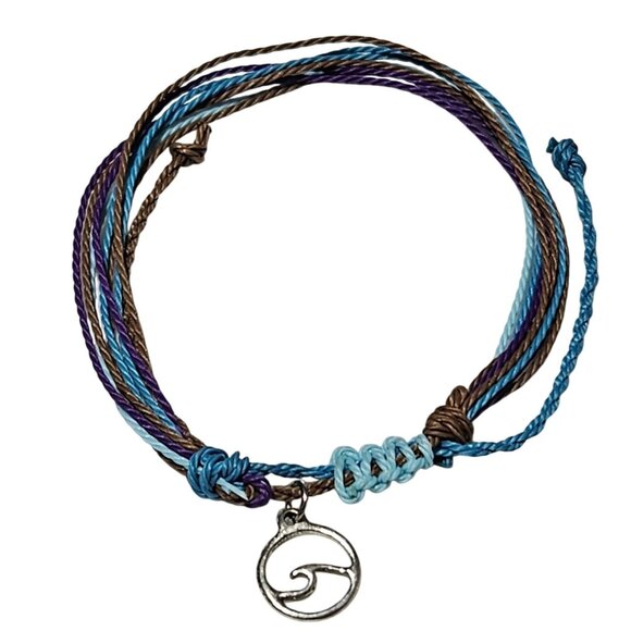 Handmade String Bracelet Silver Charm Fashion Jewelry Friendship Gift Women - Picture 1 of 3